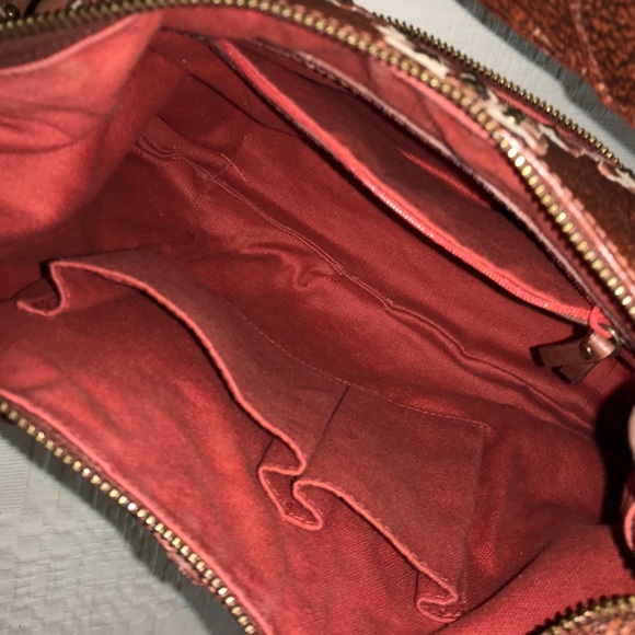 Isabella Fiore Hobo Bag, Leather, Rustic/Brown, - Picture 3 of 11